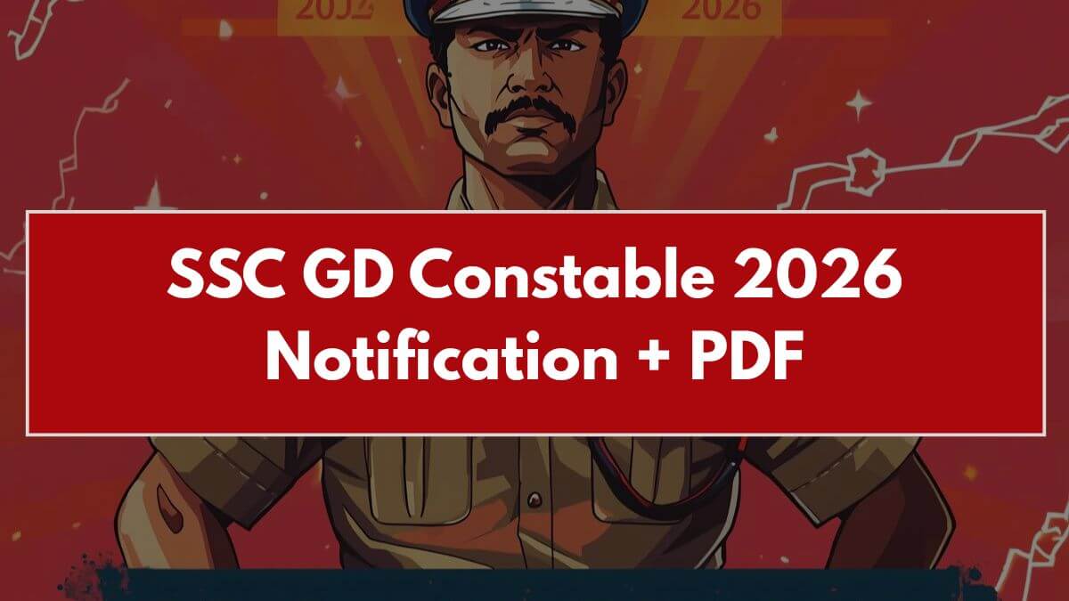 SSC GD Constable 2026 Notification