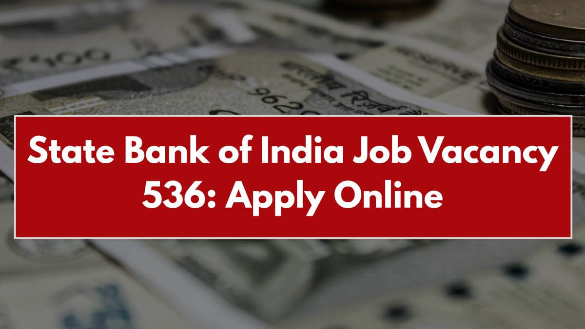 State Bank of India Job