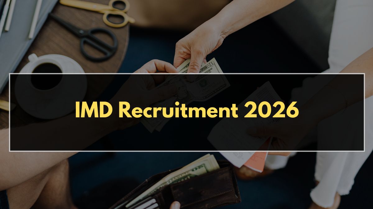 IMD Recruitment 2026