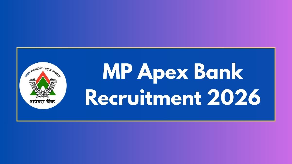 MP Apex Bank Recruitment 2026