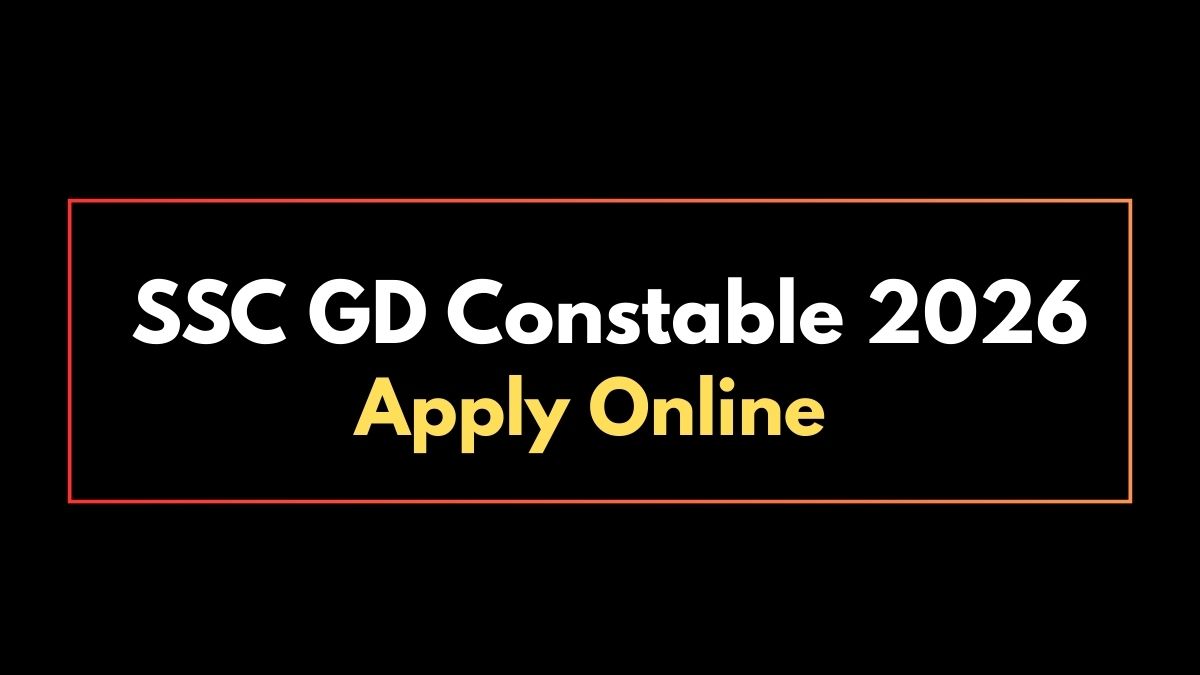 SSC GD Constable Recruitment 2026
