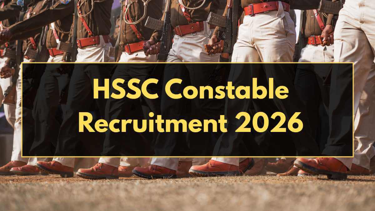 HSSC Constable Recruitment 2026