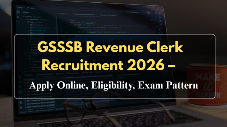 GSSSB Revenue Clerk Recruitment 2026