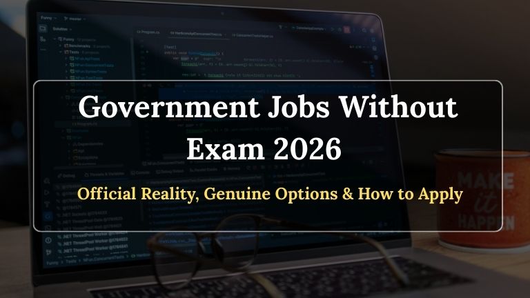 Government Jobs Without Exam