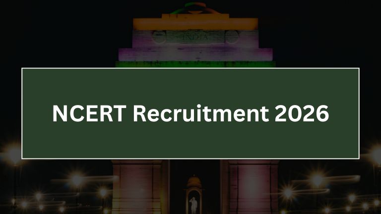 NCERT Recruitment 2026